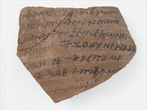 Ostrakon with a Letter from Epiphanius to Jacob, Coptic, 600.