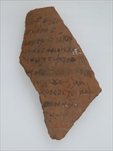 Ostrakon, Coptic, 580-640.