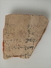 Ostrakon, Coptic, 4th-7th century.