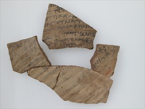 Ostrakon with a Letter to Epiphanius from His Mother, Coptic, 600.