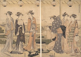 The Four Seasons in Southern Edo: A Summer Scene (Minami shiki; Natsu [no] kei), late 1780s.