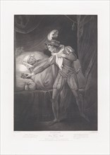 The Palace at Westminster: King Henry and the Prince of Wales (Shakespeare, King Henry IV, Part 2, Act 4, Scene 4), first published 1795; reissued 1852.