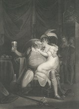 Doll Tearsheet, Falstaff, Henry and Poins (Shakespeare, King Henry IV, Part 2, Act 2, Scene 4), first published 1795; reissued 1852.