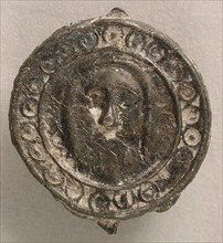 Badge with Head of Christ, British, 14th-15th century.