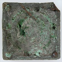 Tinned-Copper Plaque with a Personification, Byzantine, 350-400.
