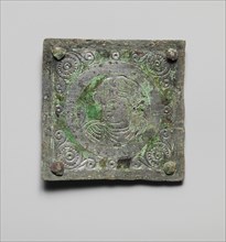 Tinned-Copper Plaque with a Personification, Byzantine, 350-400.