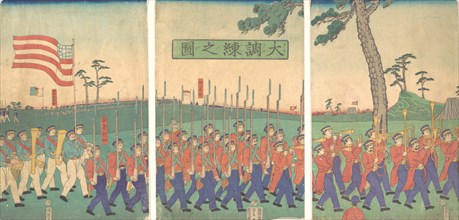 Great Military Drill, 1866 (Keio 2, 2nd month).