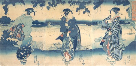 Women Near a River, ca. 1850.