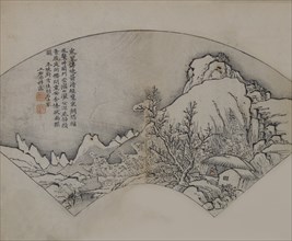 Landscape after Wang Wei (699-759), from the Mustard Seed Garden Manual of Painting, First edition, 1679.
