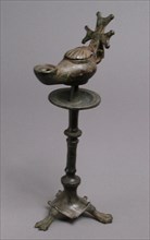 Standing Lamp with a Cross on a Pricket Stand, Byzantine, 4th-5th century.
