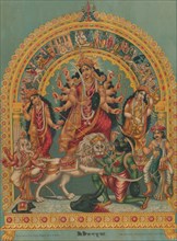 Shri Shri Durga, ca. 1885-95.