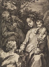 The Holy Family with the Porridge Bowl, ca. 1580-ca. 1614.