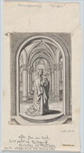 Virgin and Child in a Church, also known as the Van Maelbeke Virgin, 1575-1585.