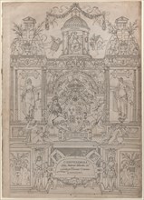 Title Page and Dedication for the "Compendiosa totius Anatomiae delineatio", 1545.