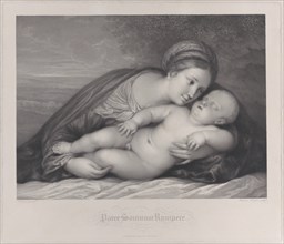 The Madonna embracing the sleeping Christ child, 1797.