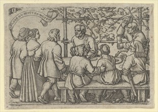 Peasants' Feast, from The Peasants' Feast or the Twelve Months, 1546-47. [Alder Du Must Danczen].