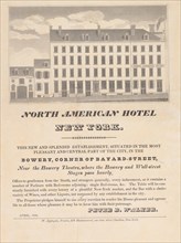 North American Hotel, New York, April 1832.