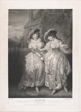 Mrs. Ford and Mrs Page (Shakespeare, Merry Wives of Windsor, Act 2, Scene 1), 1793.