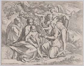 The Holy Family fed by Angels, ca. 1642-44.