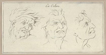 Le Colère (from Caractères des passions, gravés sur les desseins de l'illustre Monsieur le Brun), 1695-1720.
