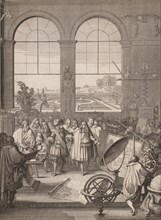 Louis XIV Visiting the Royal Academy of Sciences, 1671.