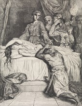 Oh! Oh! Oh!: plate 14 from Othello (Act 5, Scene 2), etched 1844, reprinted 1900.
