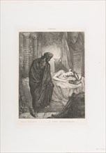 Yet she must die: plate 11 from Othello (Act 5, Scene 2), etched 1844, reprinted 1900.