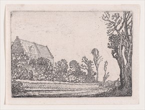 The House with the Stepped Gable, from Verscheyden Landtschapjes (Various Little Landscapes), Plate 7, ca. 1616.