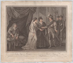 The Conclusion of the Treaty of Troye, Where Henry the V, King of England, Receives the Princess of France in Marriage, 1788.