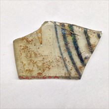 Glass Fragment, Crusader, 13th century.