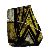 Glass Fragment, British, 14th century.