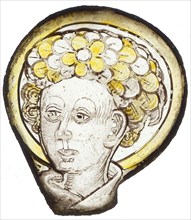 Head of a Saint, British, 15th century.
