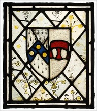 Panel with Heraldic Shield of Johnson, British, ca. 1500.