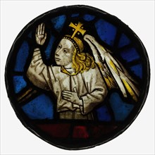 Roundel with an Angel, British, mid-15th century.