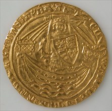 Noble of Edward III, British, ca. 1350.