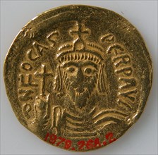 Solidus of Phocas ( r. 602-10), Byzantine, 7th century.