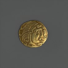 Gold Coin of the Parisii, Celtic, last quarter 2nd century B.C.