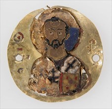 Medallion of St. John Chrysostom, Byzantine, 10th-11th century.