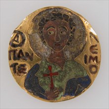 Roundel of Saint Panteleimon, Byzantine, 12th century.