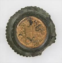 Bracteate, Frankish, 6th-7th century.