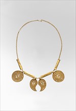 Gold Necklace with Pendants, Byzantine, ca. 7th century.