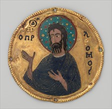 Medallion with Saint John the Baptist from an Icon Frame, Byzantine, ca. 1100.