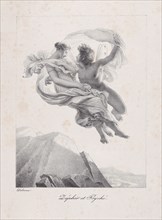Zephyr and Psyche (Zépir et Psyché), 1820-23.