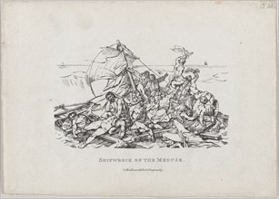 Shipwreck of the Meduse, 1820. [The Raft of the Medusa].