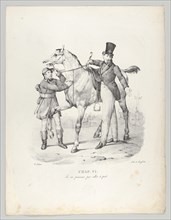 Chap. VI: Je ne pouvais pas aller à pied (I no longer walk anywhere), 1824.