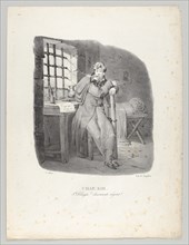 Chap. XIII: Ste. Pelagie! charmant séjour! (Sainte-Pélagie Prison, a charming stay!), 1824.