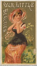 From the Girls and Children series (N58) promoting Our Little Beauties Cigarettes for Allen & Ginter brand tobacco products, 1887.