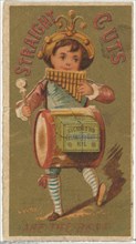From the Girls and Children series (N65) promoting Richmond Straight Cut Cigarettes for Allen & Ginter brand tobacco products, ca. 1886.