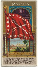 Morocco, from Flags of All Nations, Series 1 (N9) for Allen & Ginter Cigarettes Brands, 1887.