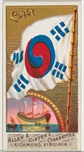 Korea, from Flags of All Nations, Series 1 (N9) for Allen & Ginter Cigarettes Brands, 1887.